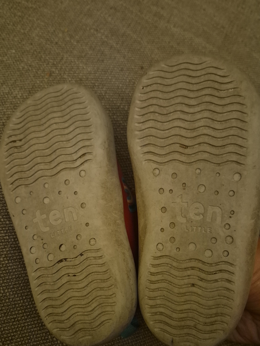 ten little Everyday Original Red Unicorn Customized Sneakers - Picture 2 of 5